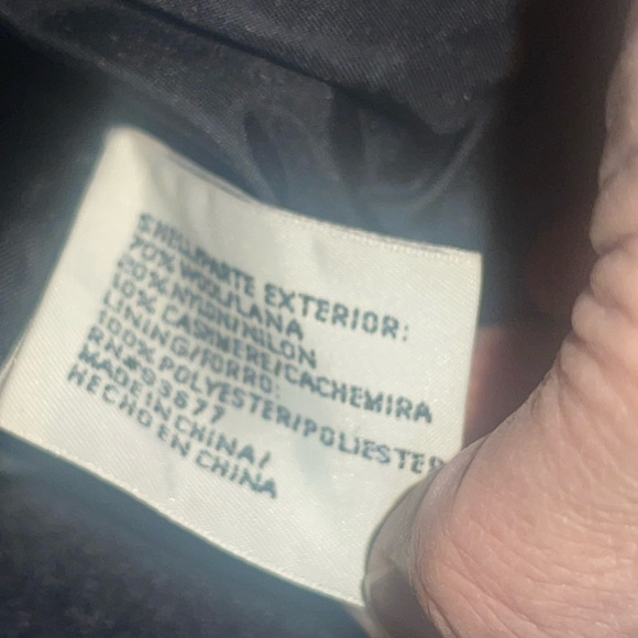 St. John’s Bay Cashmere/wool blend Pea Coat. Size large. GUC - Picture 12 of 14